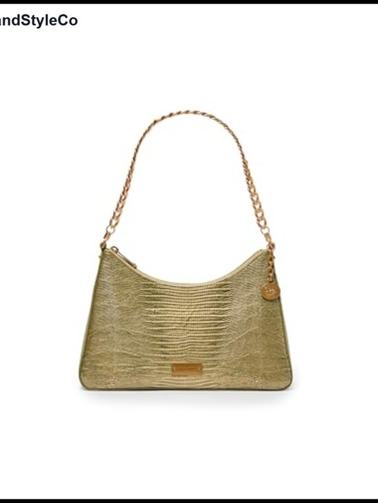 Handbags - Leather Crossbody Bag Zip Top Chain Strap Adjustable Shoulder Purse